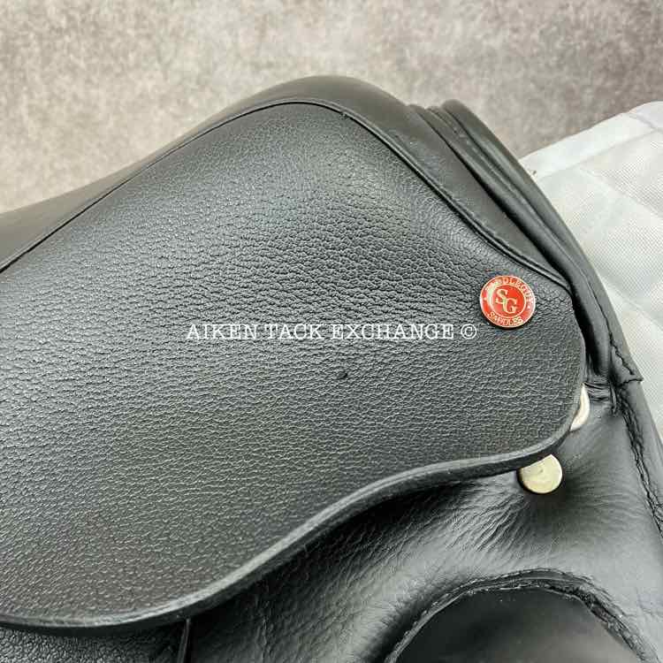 Saddle Guy by Mike Scott Monoflap Dressage Saddle, 18.5" Seat, Medium Wide Tree, Wool Flocked Panels