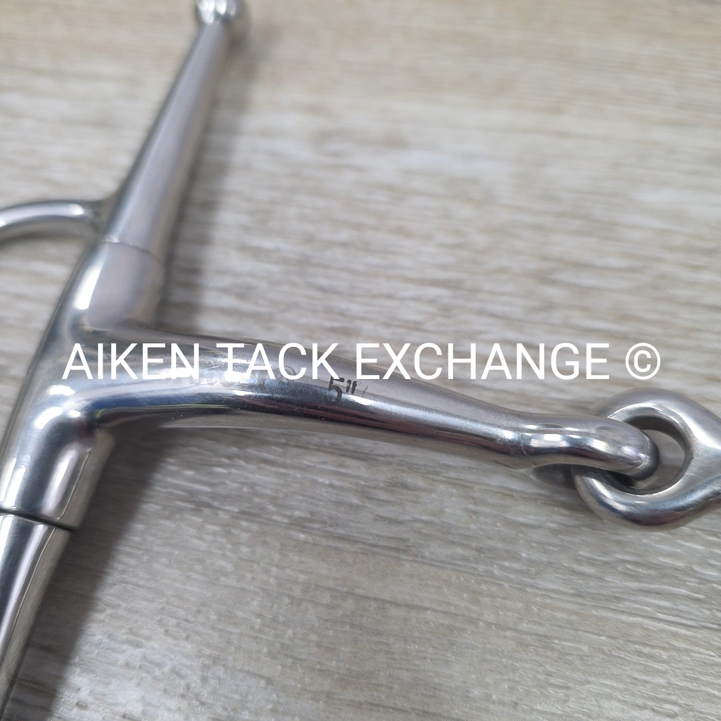 Korsteel Single Joint Full Cheek Bit with Keepers, 5"