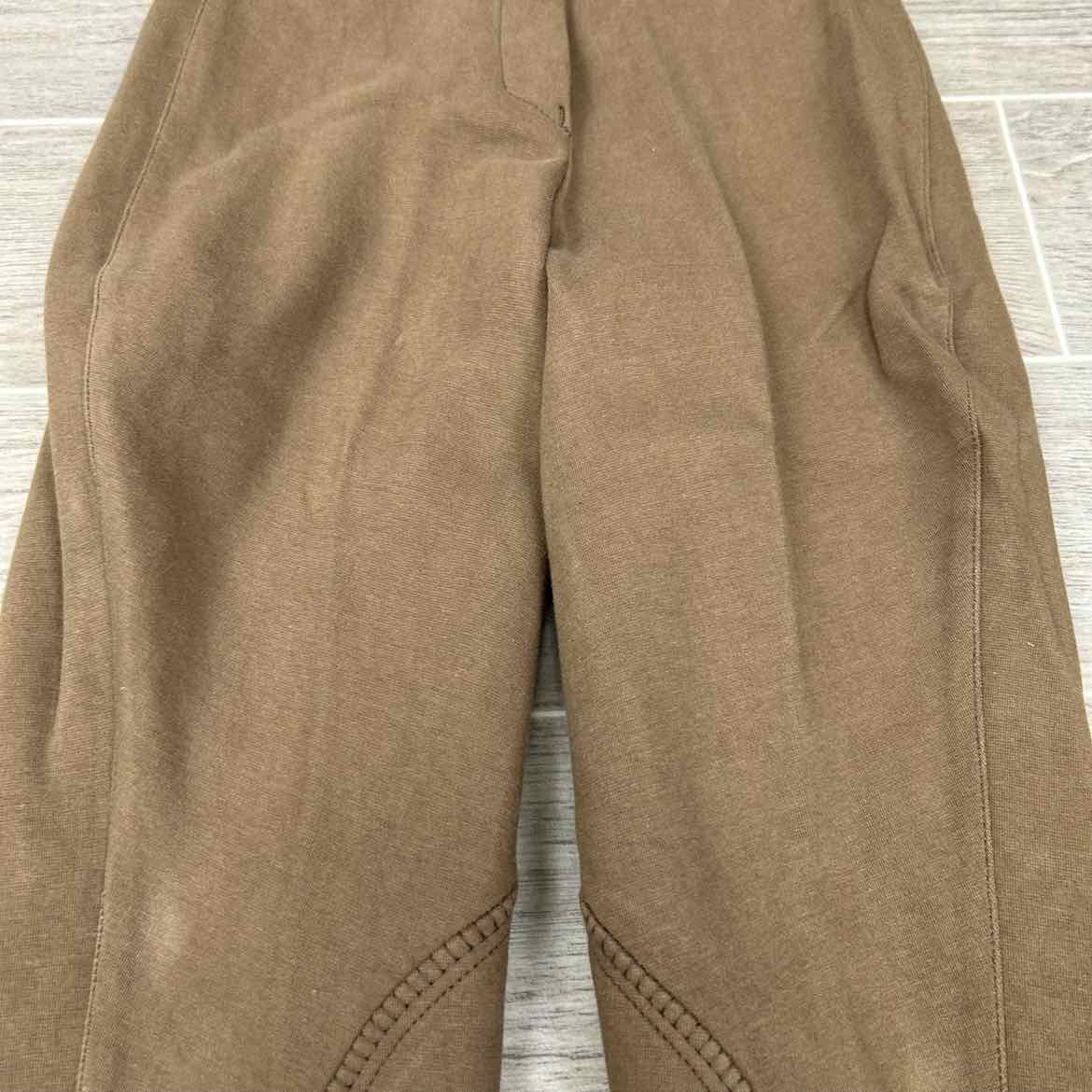 Eqituff Women's Knee Patch Breeches, Brown, Size 24 L, Brand New