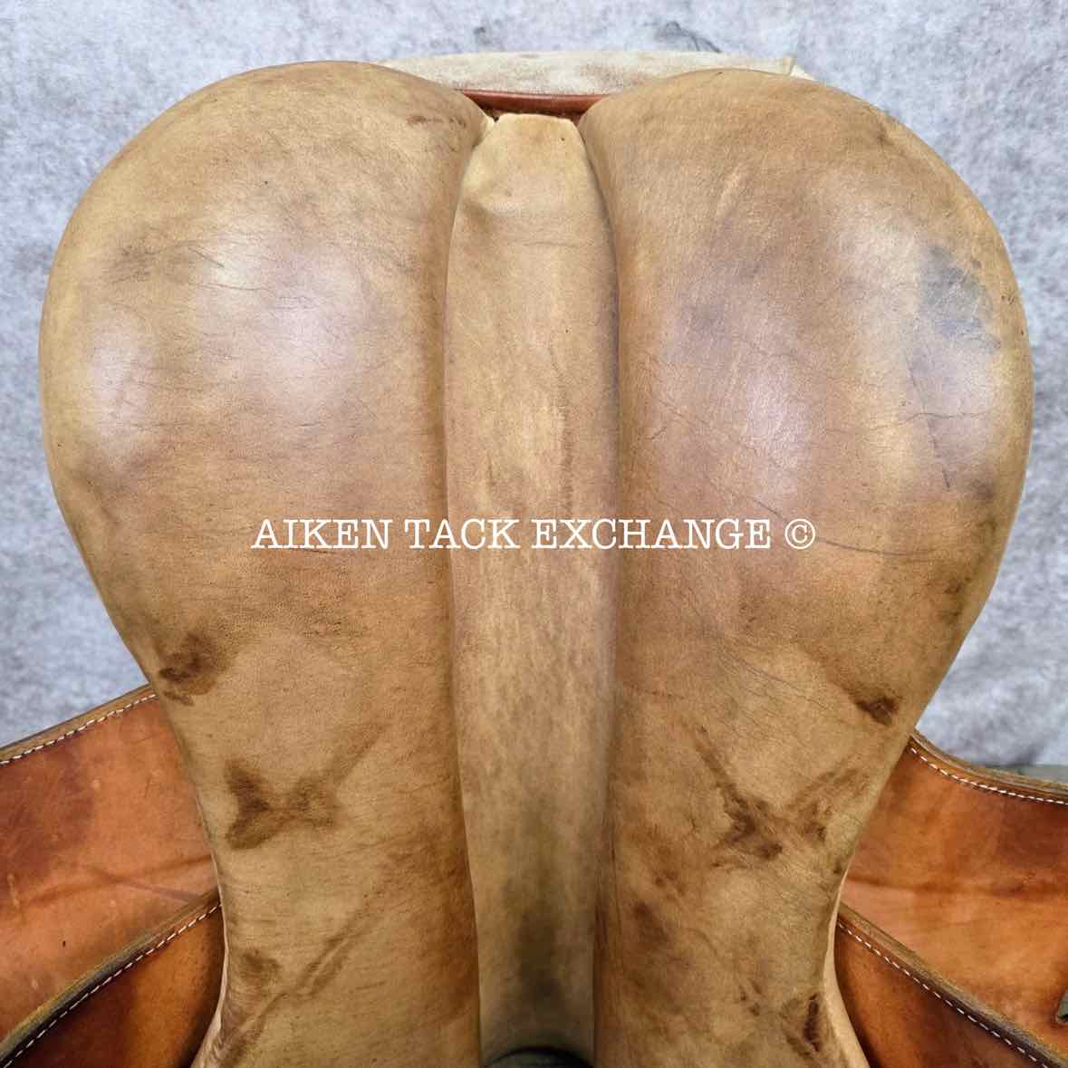 Merlo's American Style Suede Polo Saddle, 19" Seat, Narrow Tree, Foam Panels
