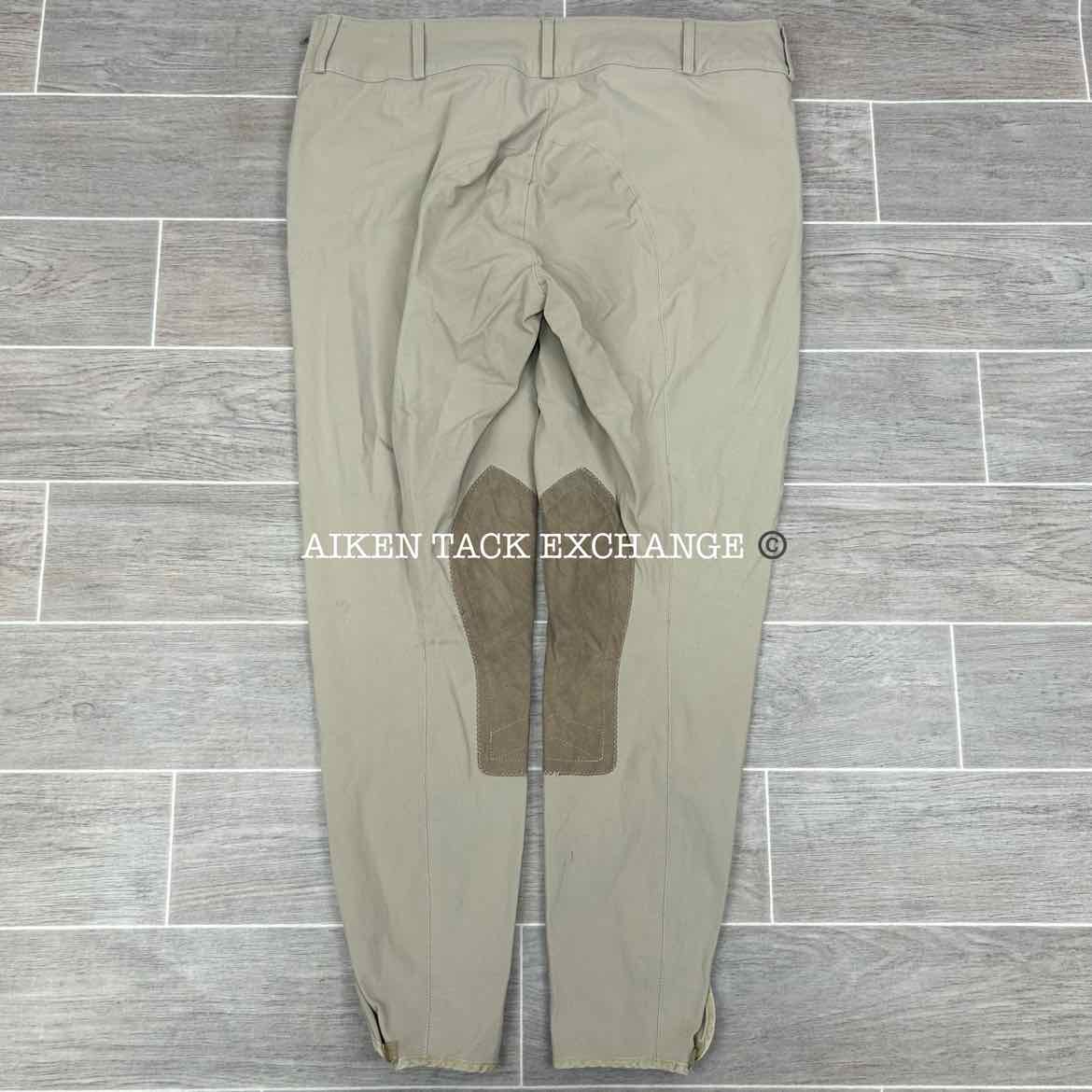 Tailored Sportsman Trophy Hunter Knee Patch Breeches, Size 34