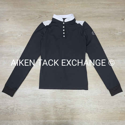 Free Ride Equestrian Devon Long Sleeve Show Shirt, Size Large