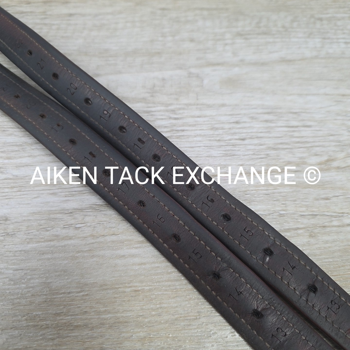 Prestige Stirrup Leathers, Brown, 54"