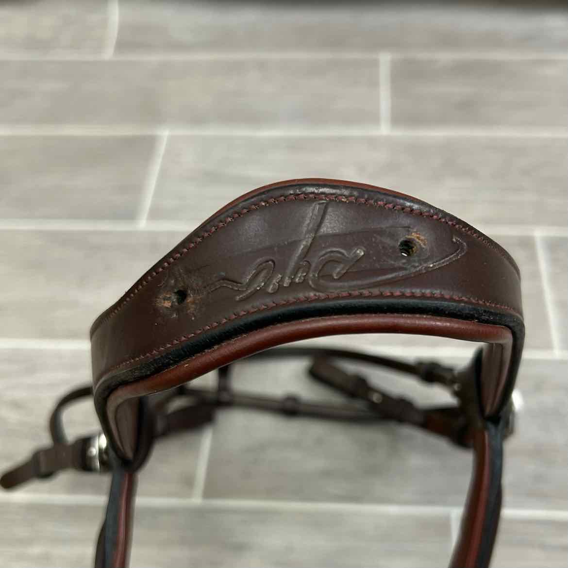 Dy'on New English Hackamore Bridle, Brown, Size Full