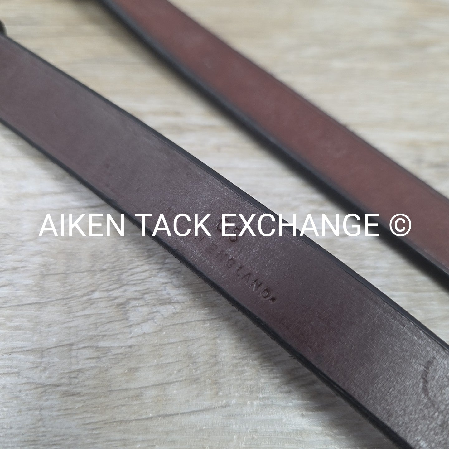 Made In England Wide Cheek Pieces, Brown, Oversize