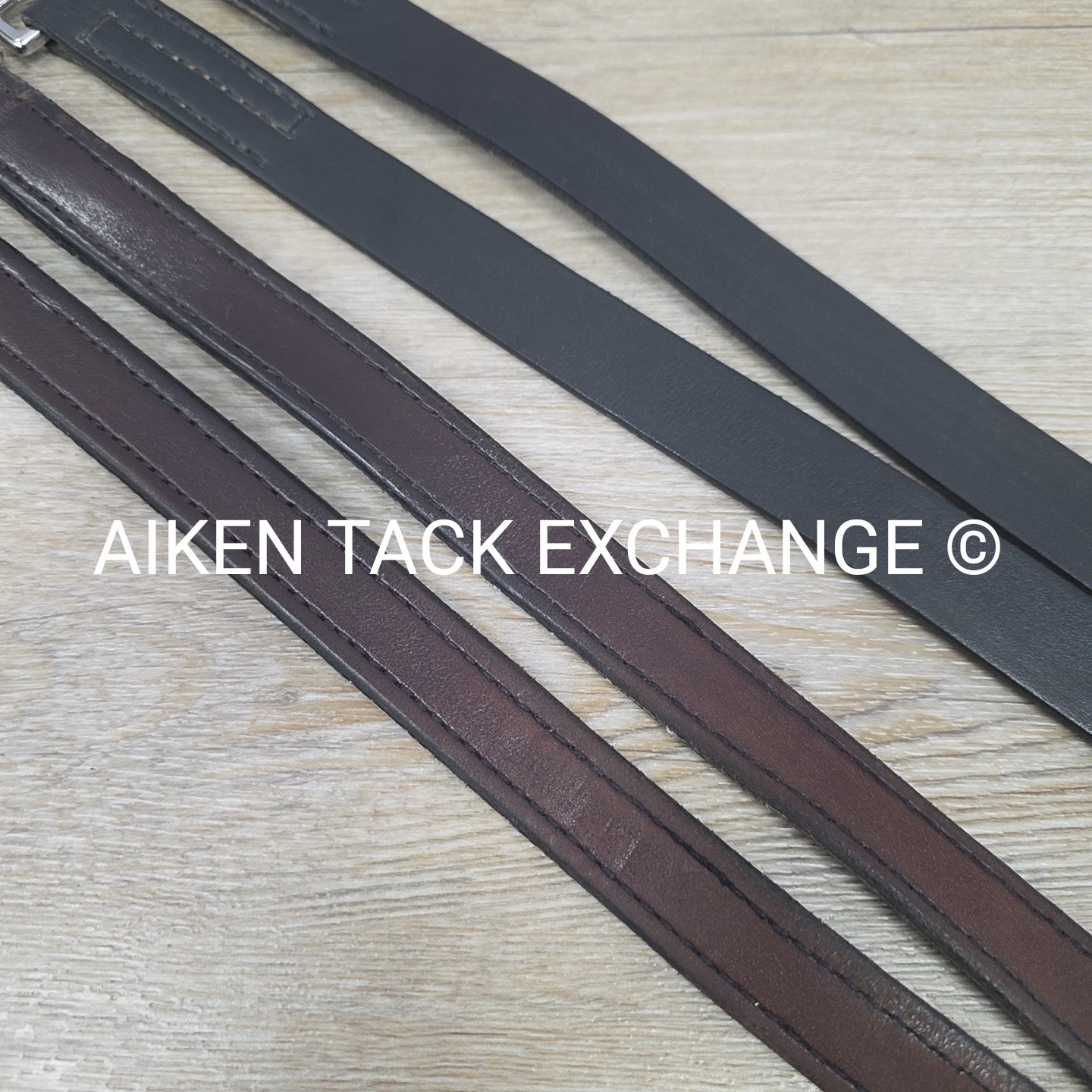 BARGAIN BUNDLE: Tory Leather & Perri's Stirrup Leathers, Black & Brown, 60"