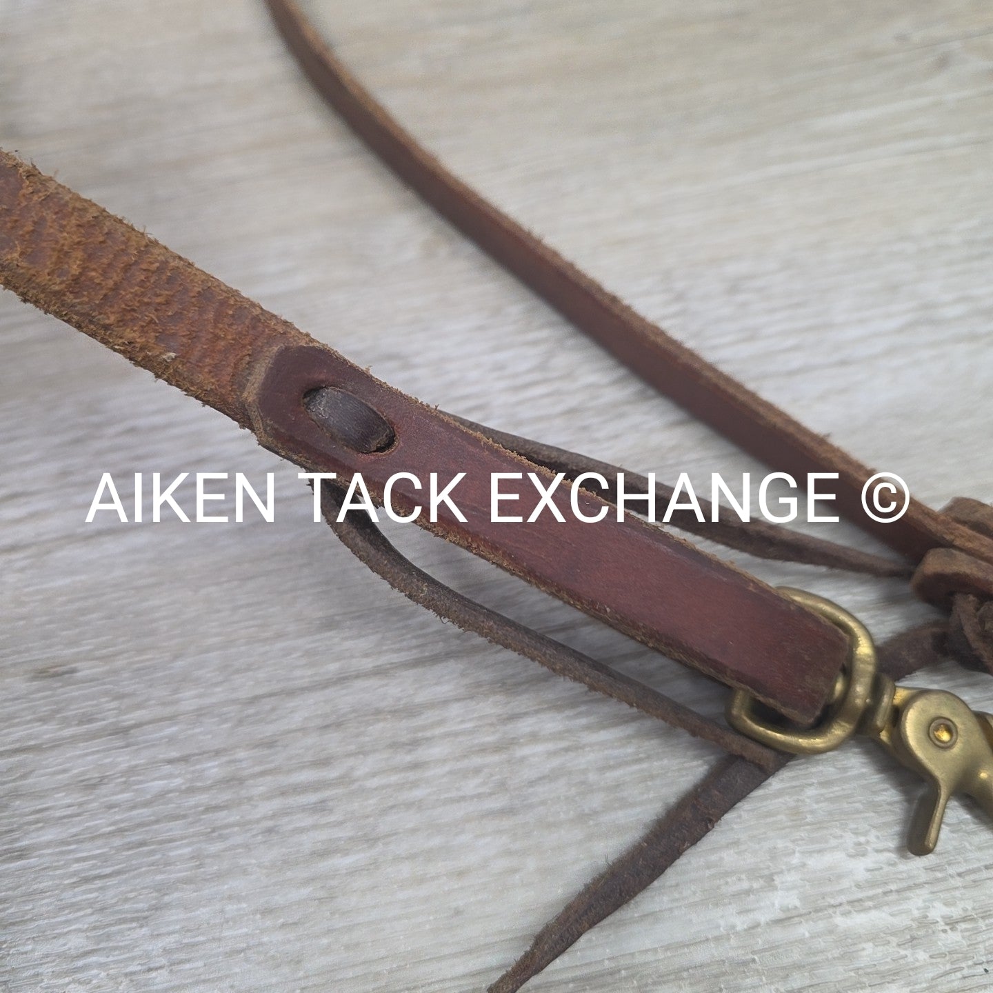 Leather Split Reins with Snap Ends