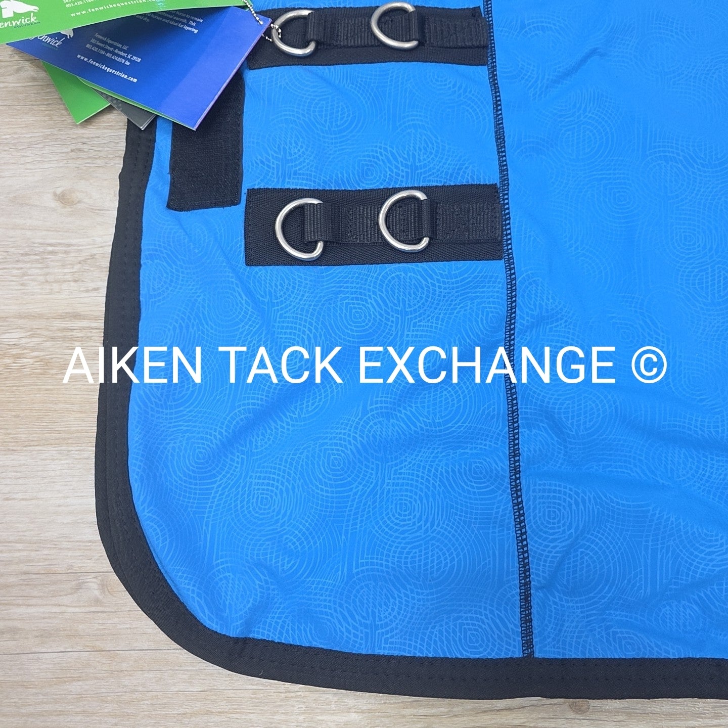 Fenwick Equestrian Softshell Therapeutic Bamboo Blanket, Blue, Size 86"