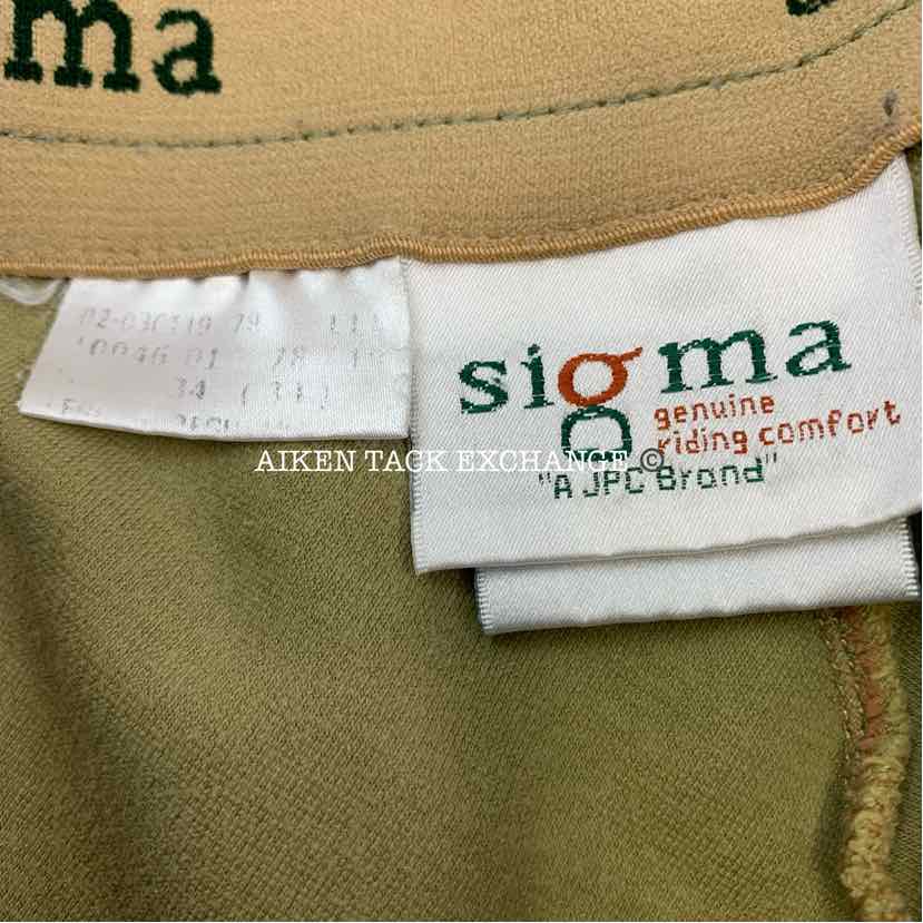 BARGAIN BUNDLE: 2 Pairs of Sigma Knee Patch Breeches, Size 34