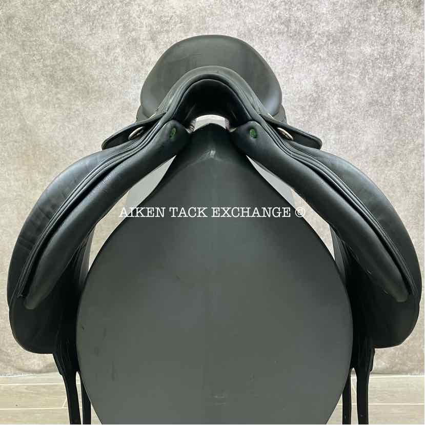 1998 Devoucoux Milady Monoflap Dressage Saddle, 17" Seat, 2 Flap, Medium Tree, Foam Panels