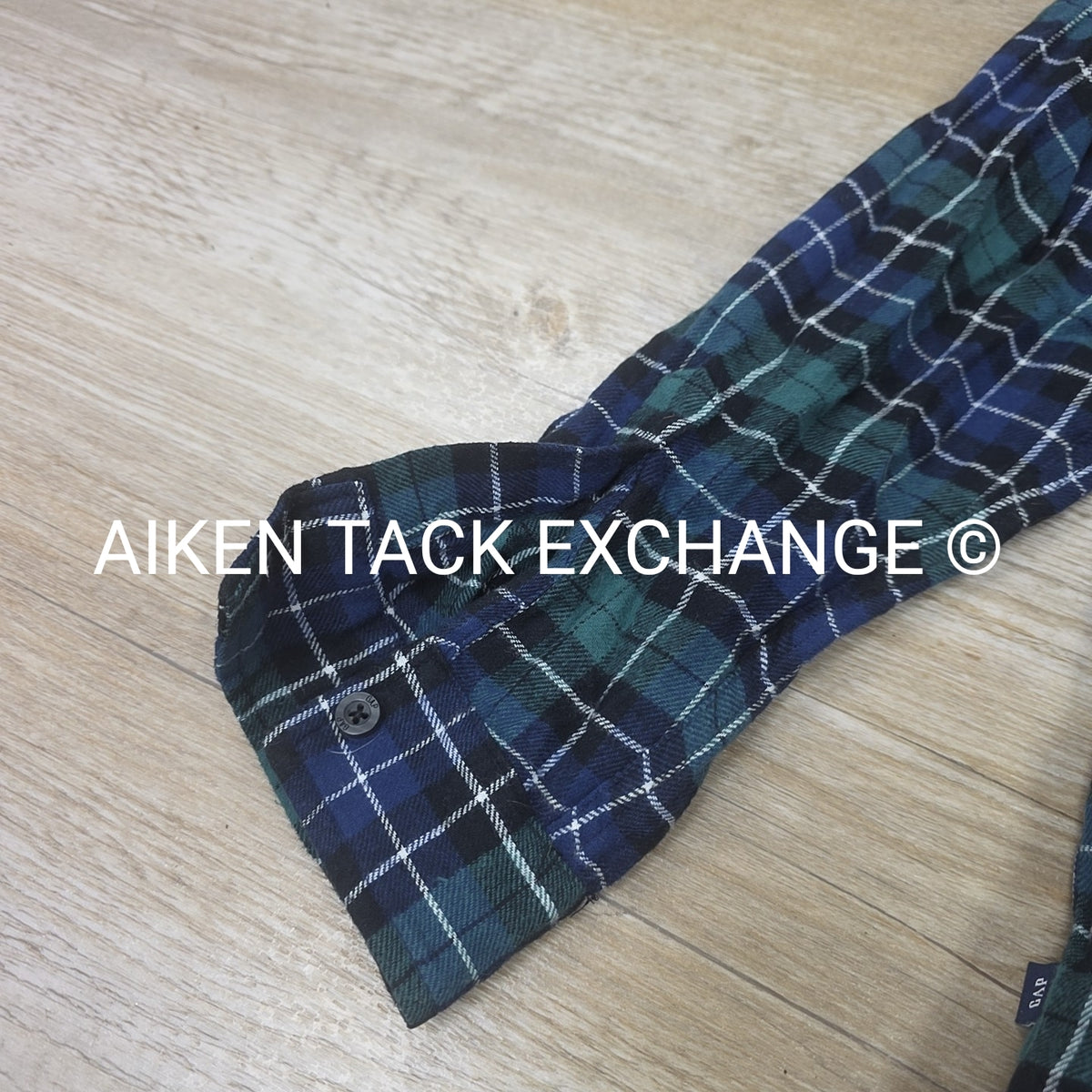 GAP Relaxed Fit Flannel Top, Size Large