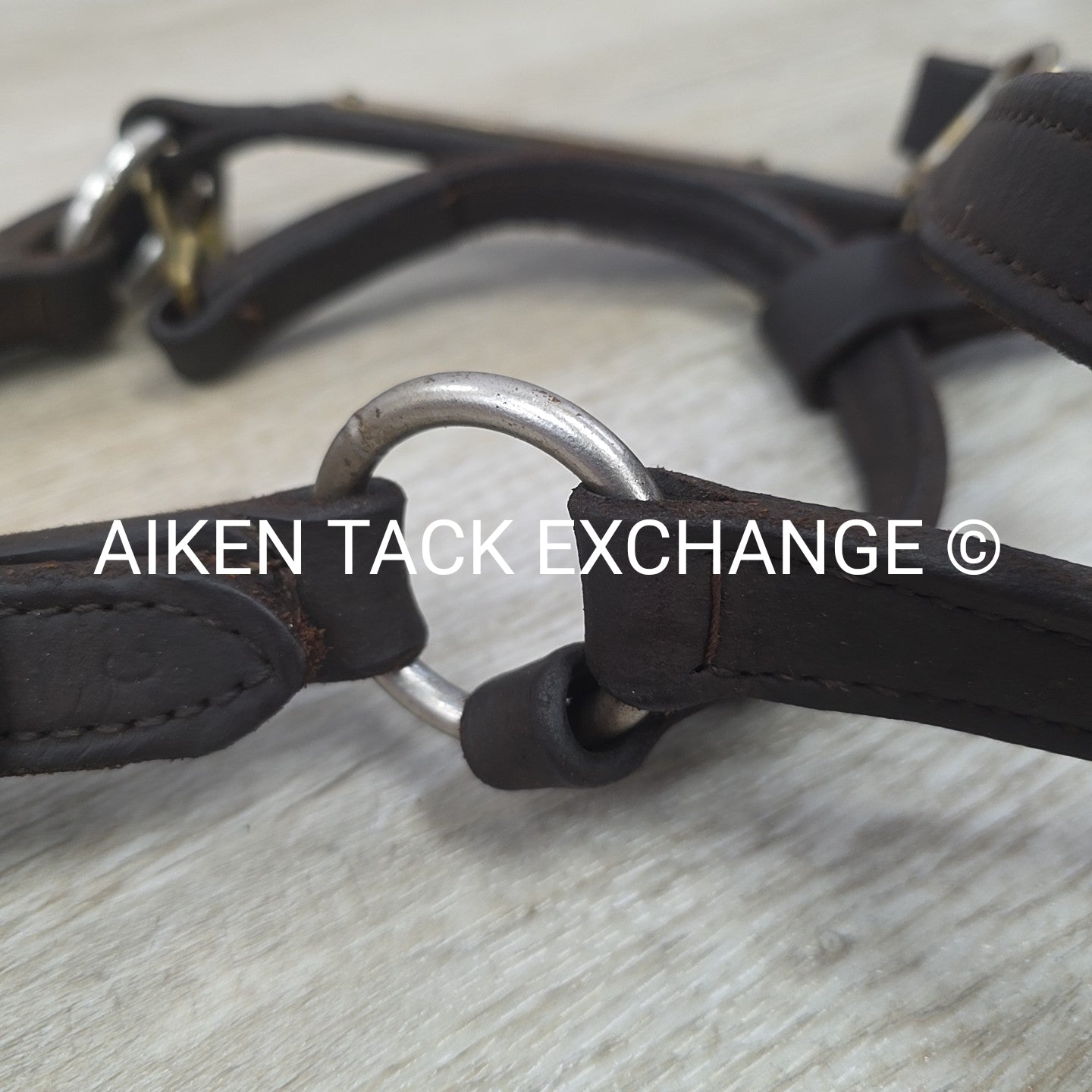 Leather Halter, Has Nameplate, Brown, Size Cob