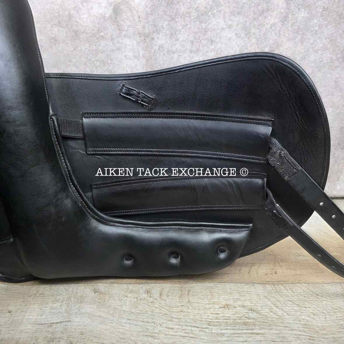 **On Trial** Marcel Toulouse Verona Monoflap Dressage Saddle, 17.5" Seat, MW/W Tree, Wool Flocked Panels