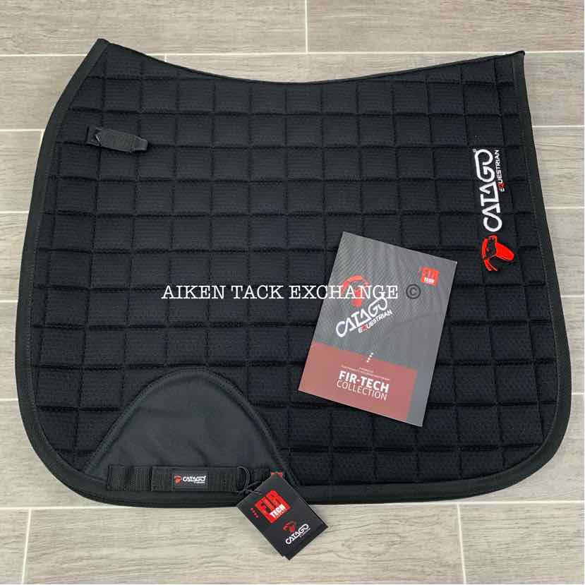Catago FIR-Tech (Far Infrared Rays) Dressage Saddle Pad, White, Brand New