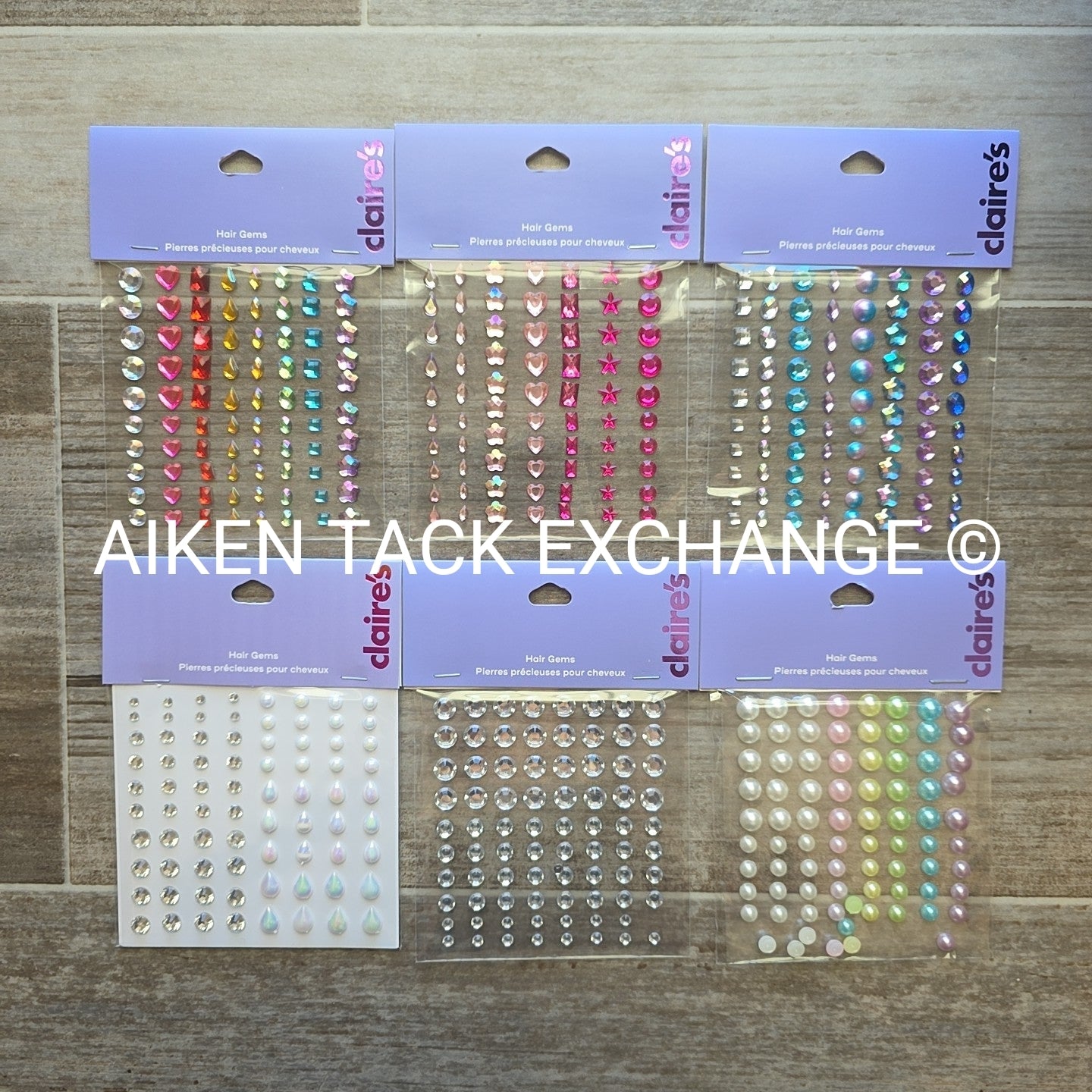 Claire's Hair Gem Sets - 6 Total Sets