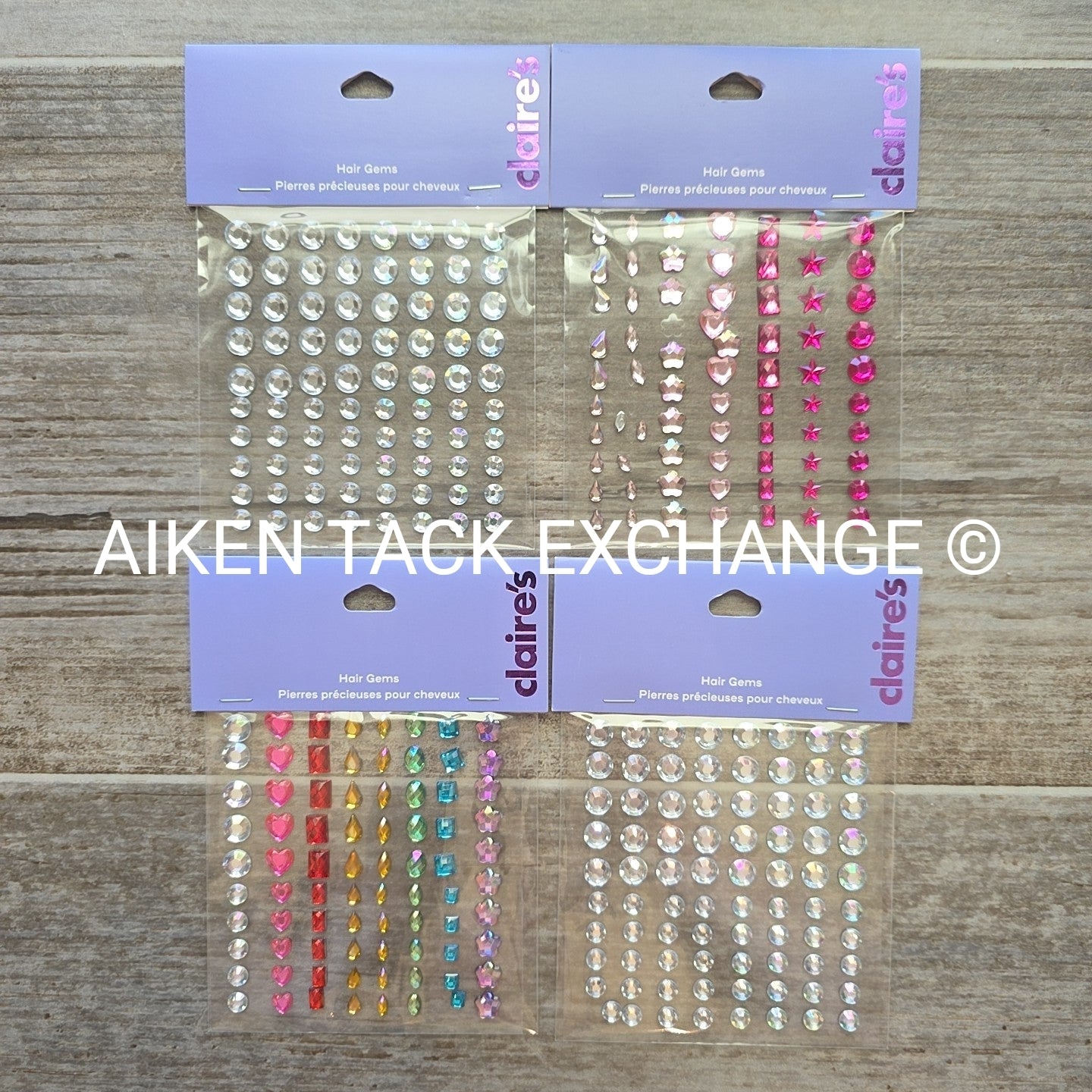 Claire's Hair Gems - 4 Total Sets