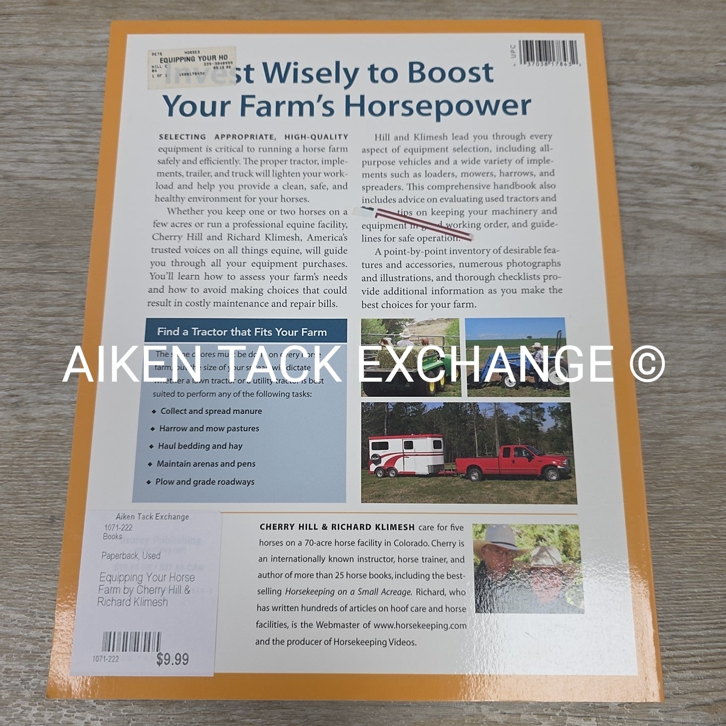 Equipping Your Horse Farm by Cherry Hill & Richard Klimesh