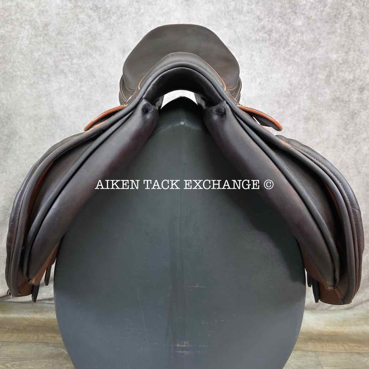 2004 Prestige Nona Garson Elite Close Contact Jump Saddle, 17" Seat, 33 Tree - Medium, Foam Panels