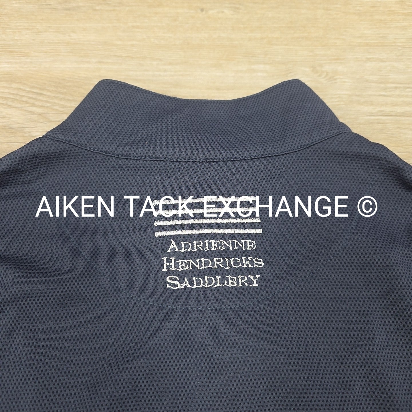 Adrienne Hendrick Saddlery Long Sleeve Sun Shirt, Size Small