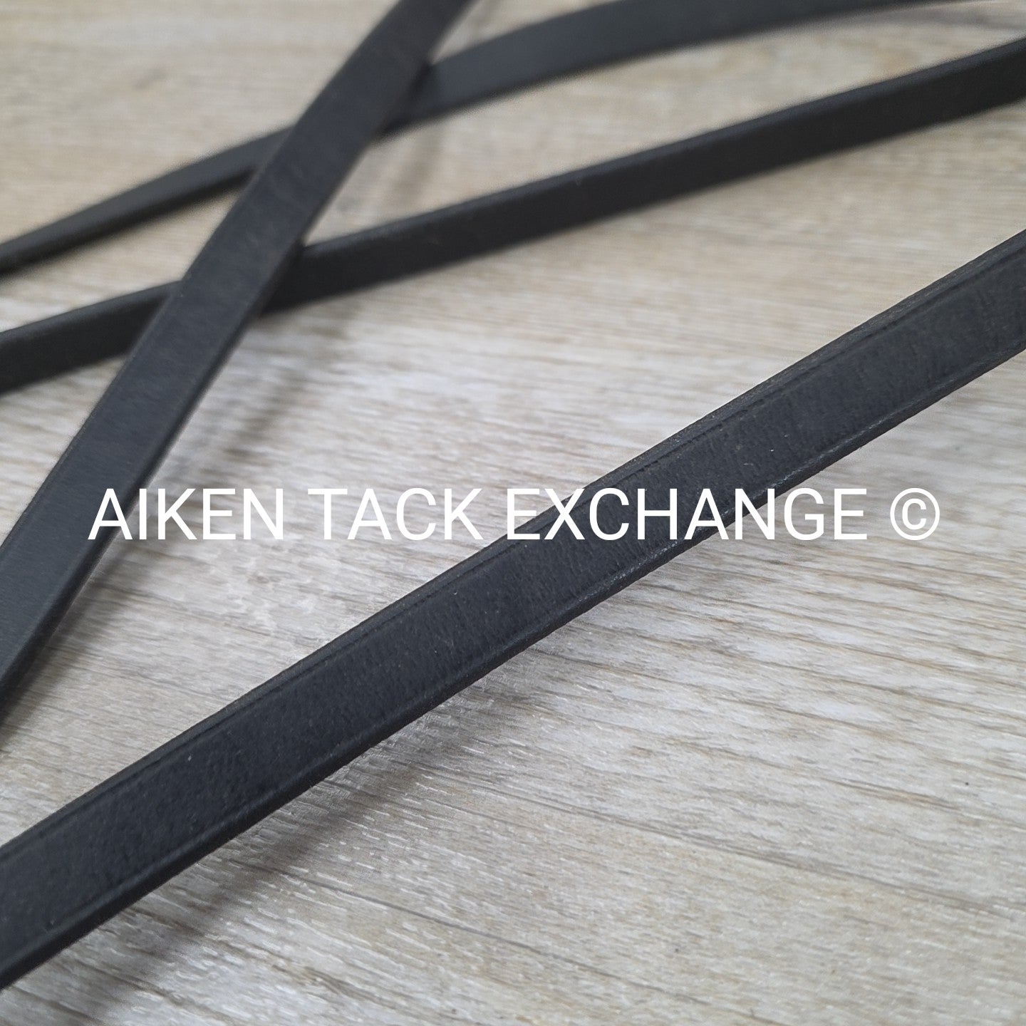 BARGAIN BUNDLE: 2 Pairs Flat Curb Reins, Black