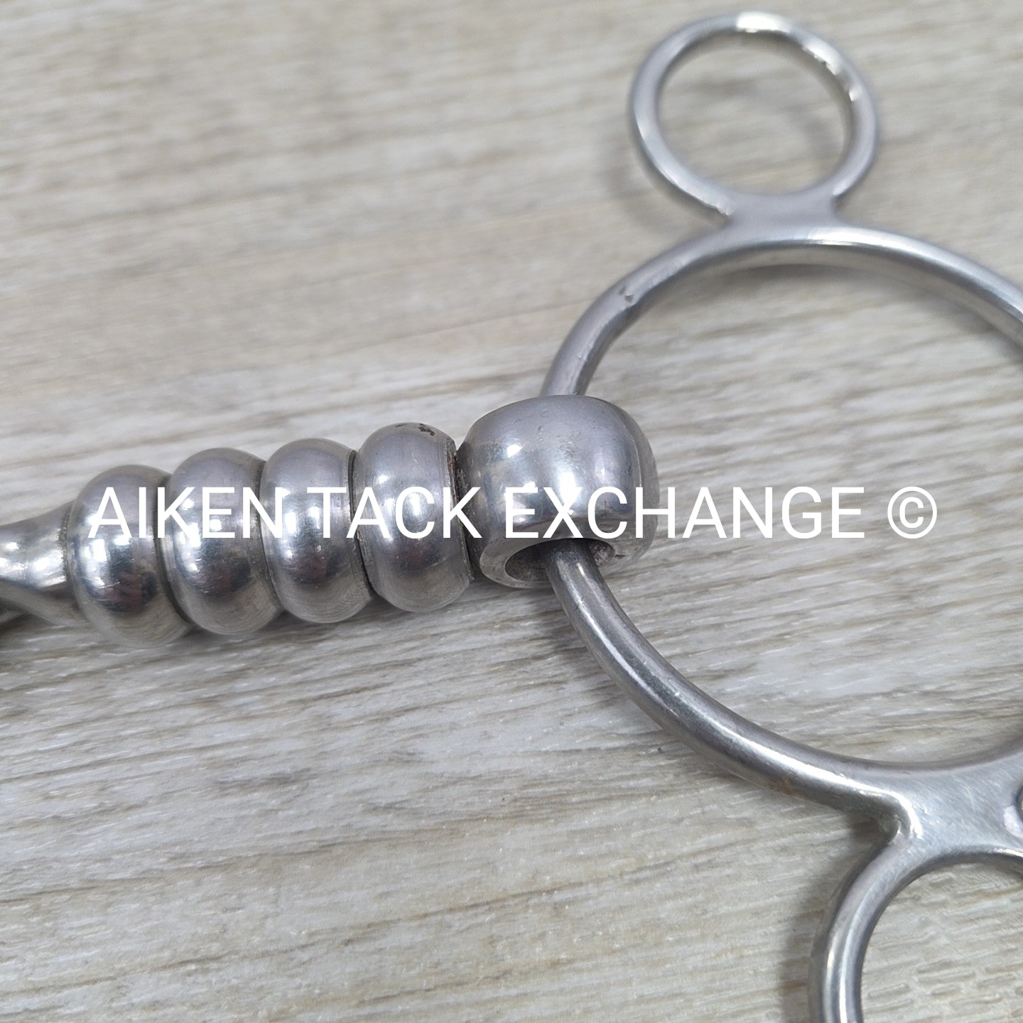 Single Joint Cherry Roller 3 Ring Gag Bit 5.5"