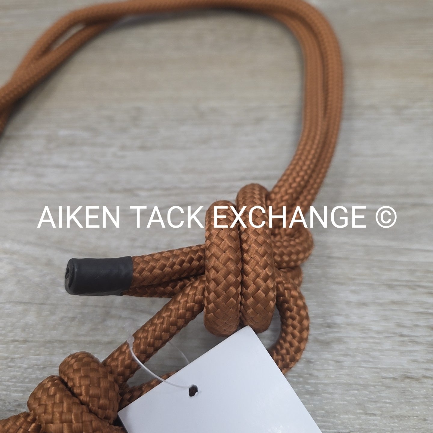 TuffRider Rope Halter with Matching Lead, Brown, Size Full/Horse