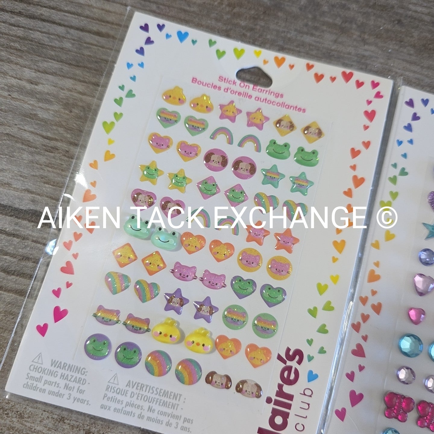 Claire's Stick On Earrings - 2 Packs