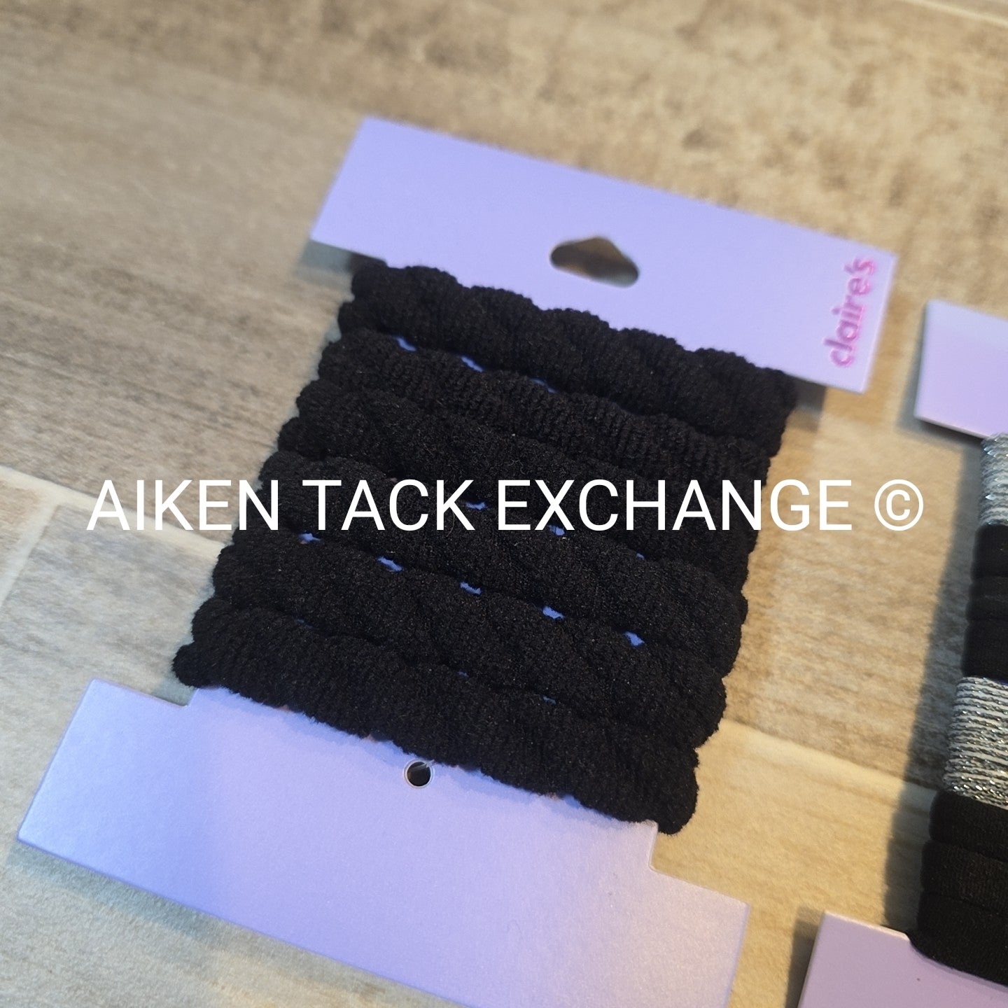 Claire's Hair Ties - Set of 3, Various Sizes