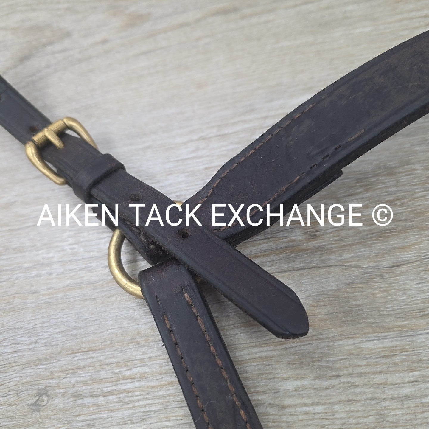 BARGAIN BUNDLE: Nunn Finer Elastic Breastplate & ExionPro Rubber Reins, Brown, S