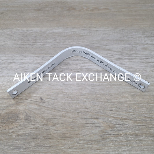 Extra Wide (White) Gullet Plate for Arena, Bates & Wintec Saddles