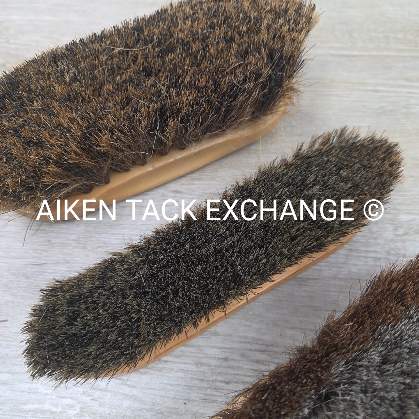 BARGAIN BUNDLE: 4 Horse Hair Grooming Brushes