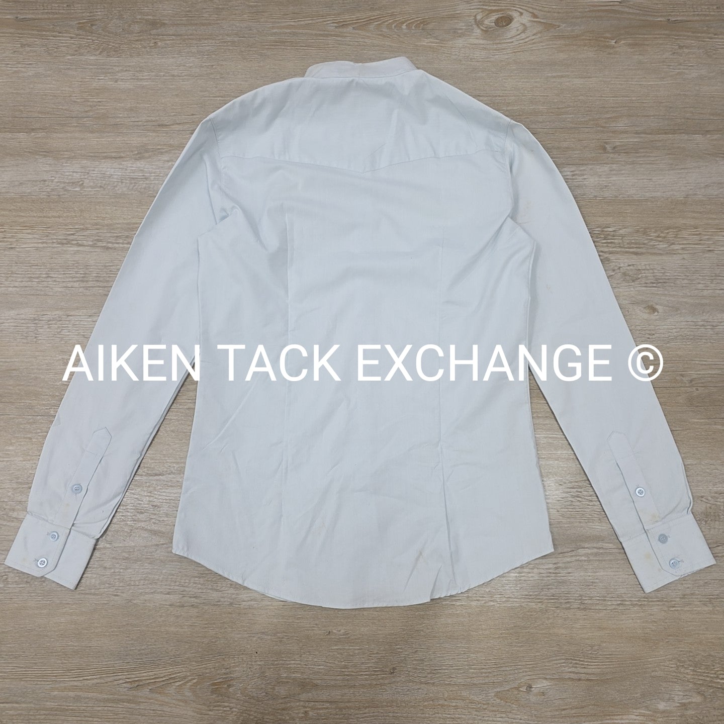 Ovation Long Sleeve Show Shirt, Size 38