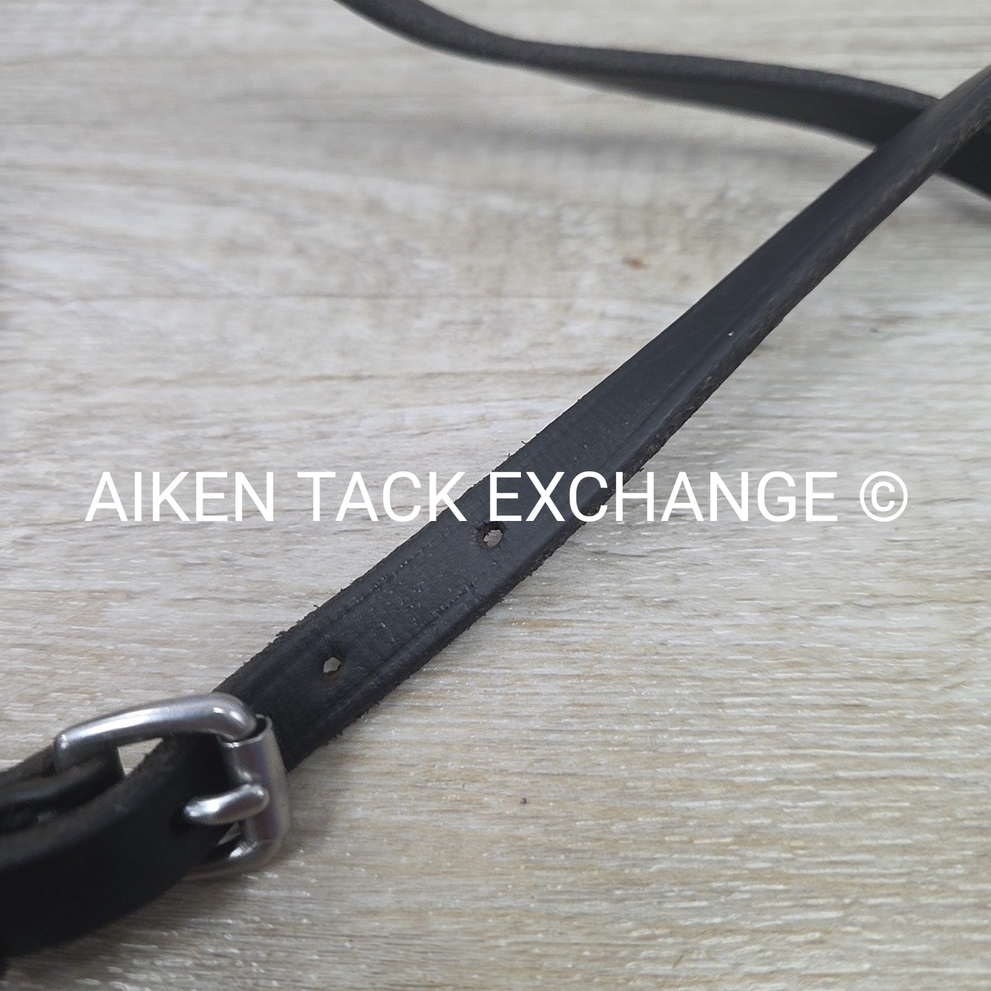 Nunn Finer Padded Plain Flash Noseband, Black, Oversize