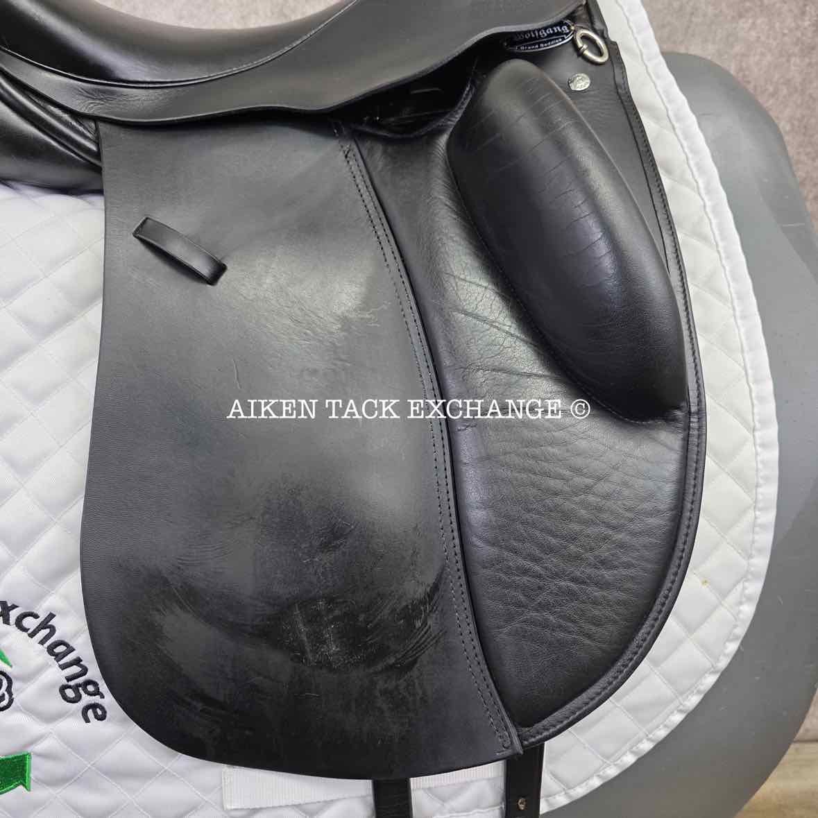 2013 Custom Saddlery Signature Wolfgang Solo Dressage Saddle, 16.5" Seat, Adjustable Tree, Wool Flocked Panels