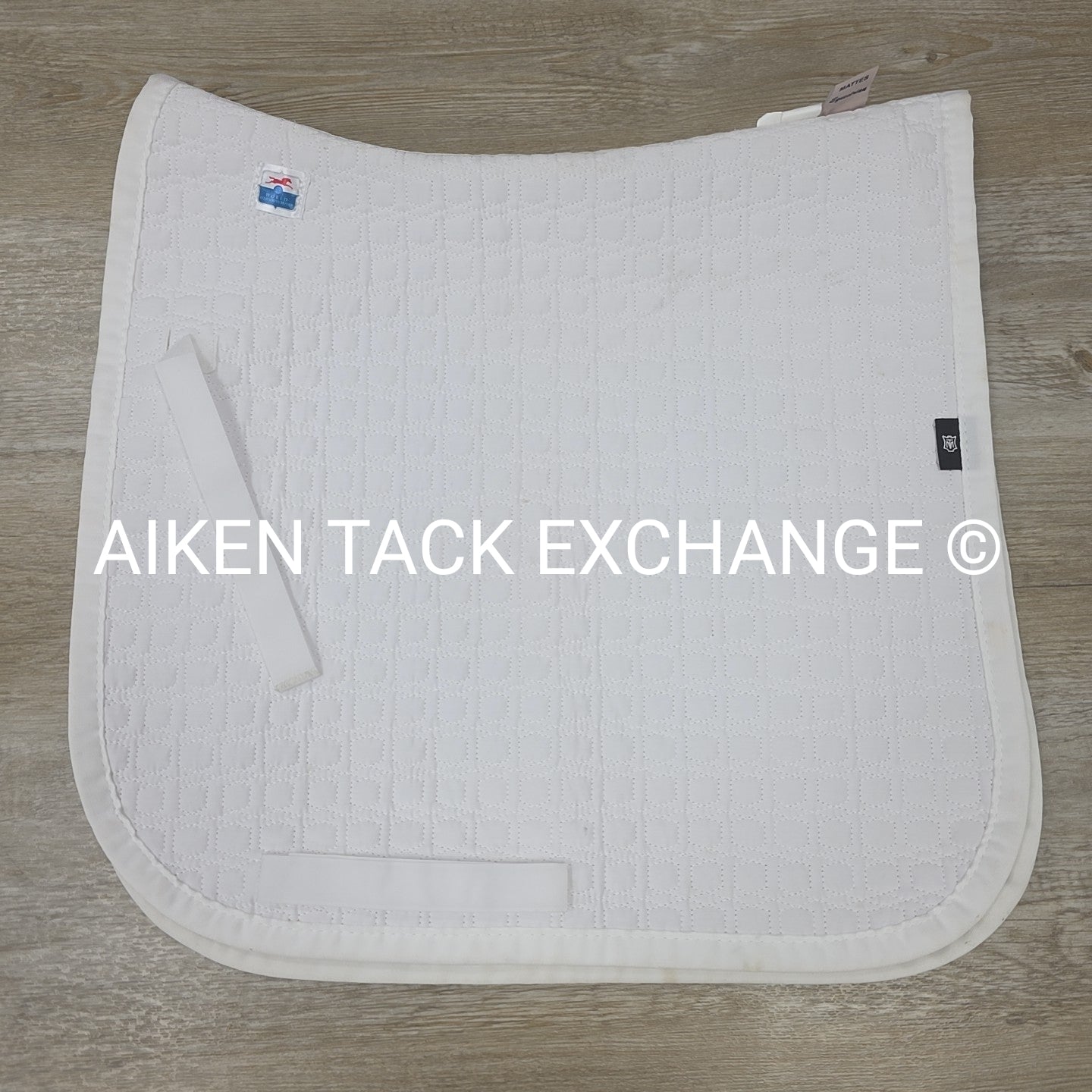 Mattes Light Flannel Quilted Square Dressage Saddle Pad