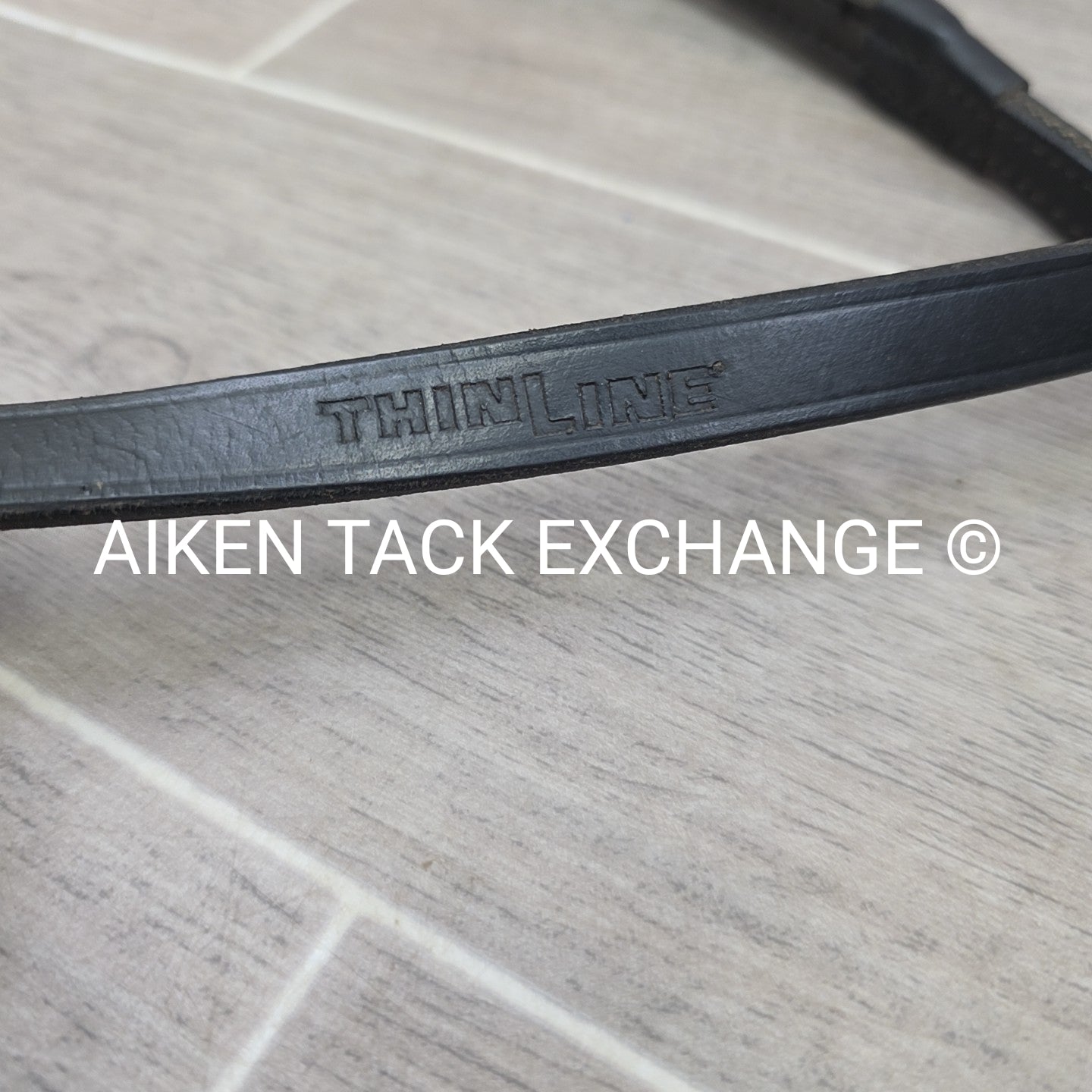 ThinLine Rubber Reins, Black, 60"