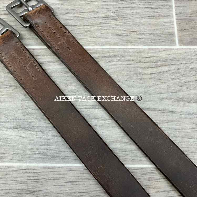 English Stirrup Leathers, Brown, 58"