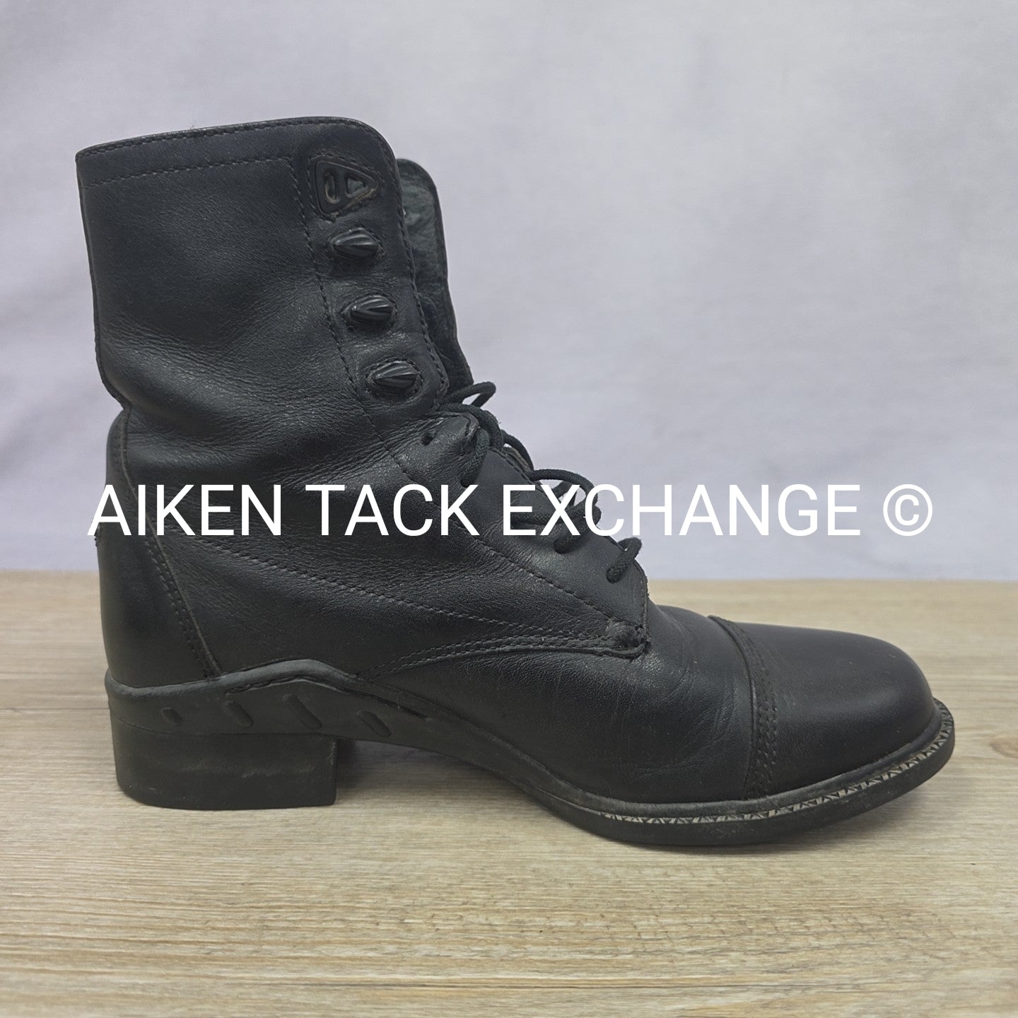 Ariat Lace Up Paddock Boots, Size 8