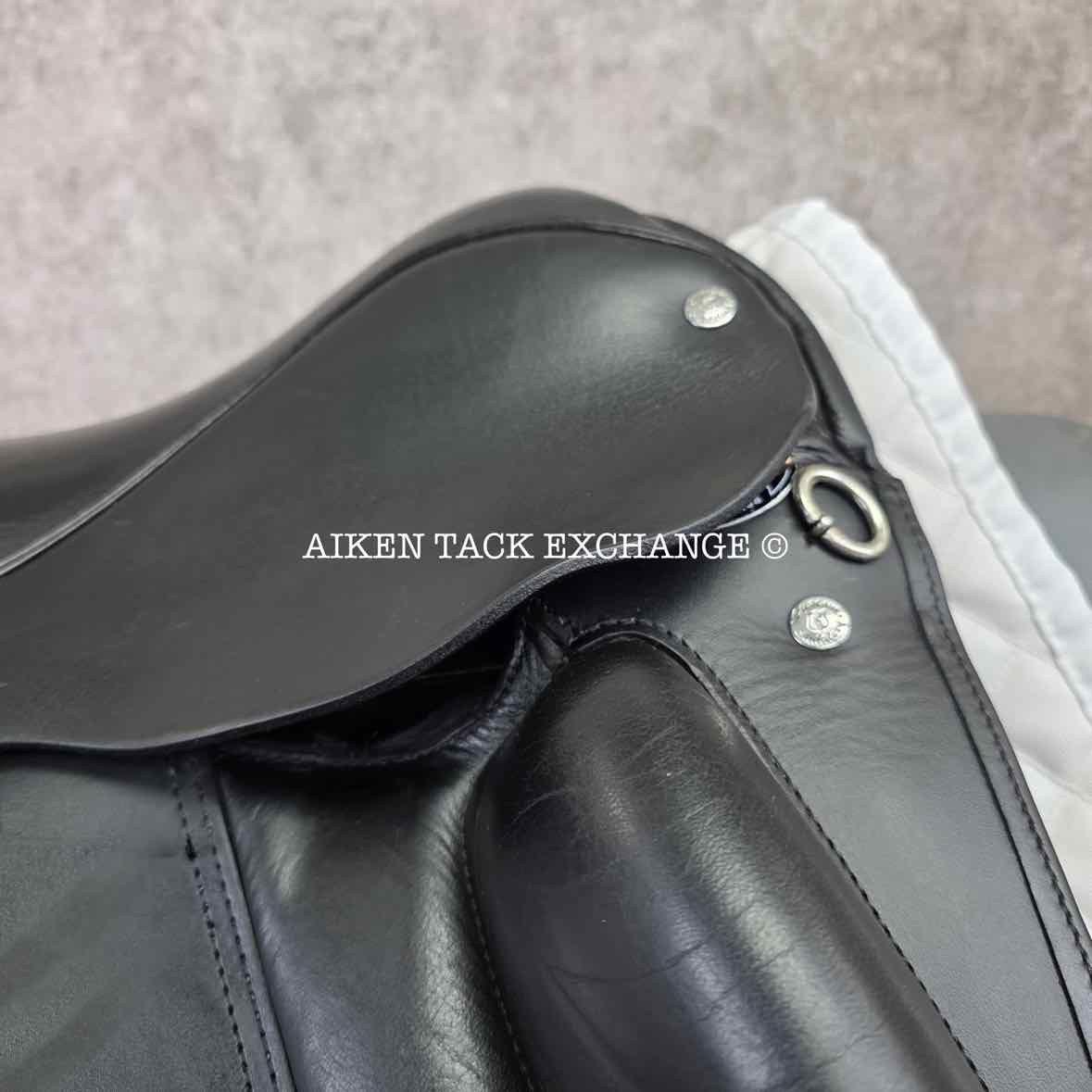2013 Custom Saddlery Signature Wolfgang Solo Dressage Saddle, 16.5" Seat, Adjustable Tree, Wool Flocked Panels