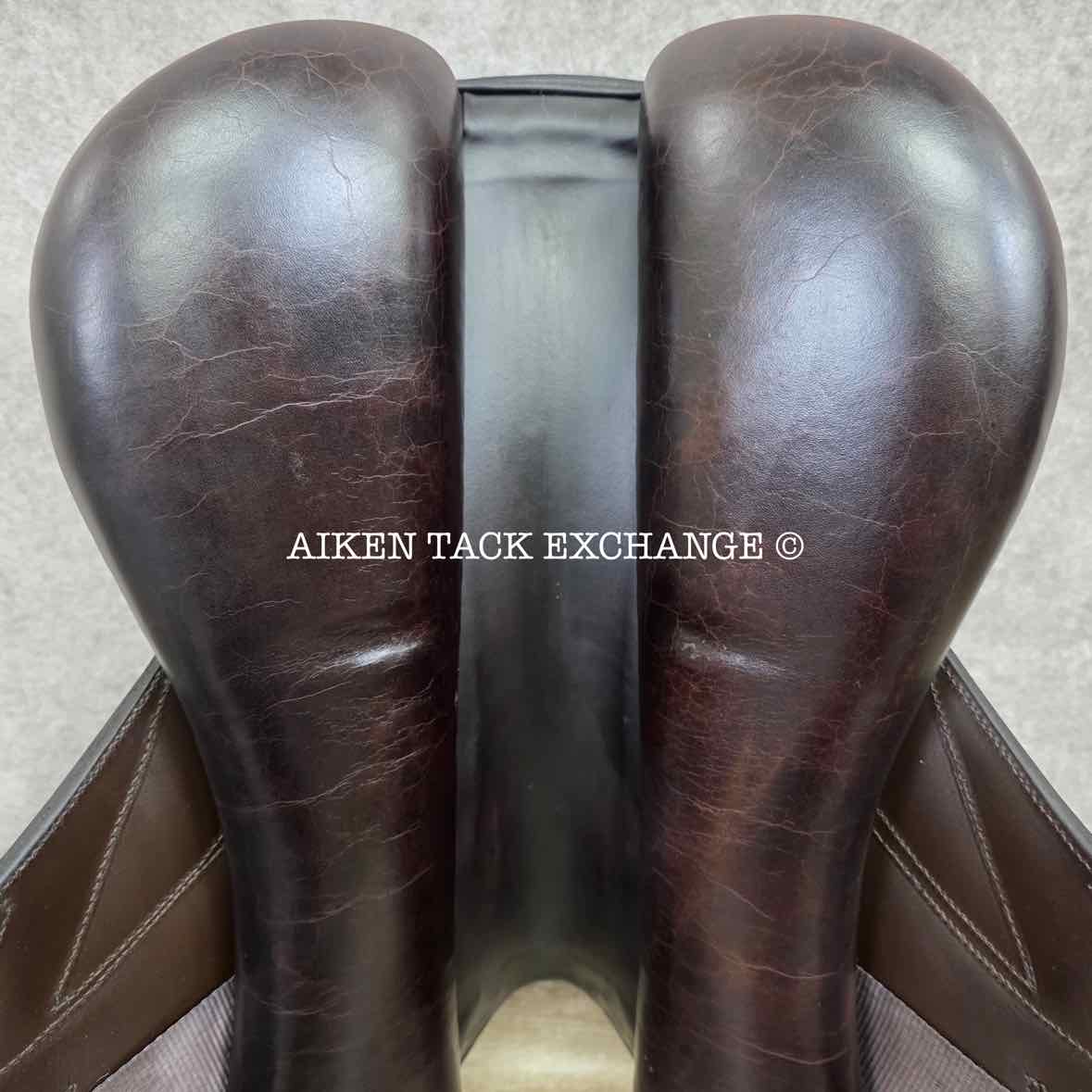 2021 Stackhouse Monoflap Jump Saddle, 18" Seat, Narrow Tree