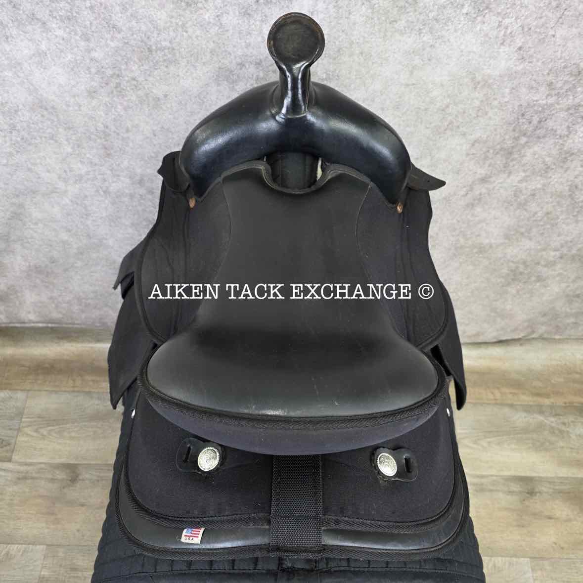 Abetta Brushhopper Gaited Comfort Trail Western Saddle, 16" Seat, Regular Tree - Semi QH Bars