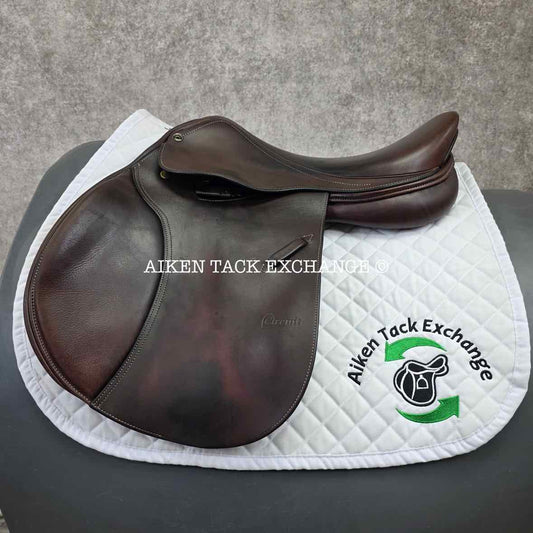 Circuit by Dover Saddlery Close Contact Jump Saddle, 17" Seat, Medium Tree, Foam Panels