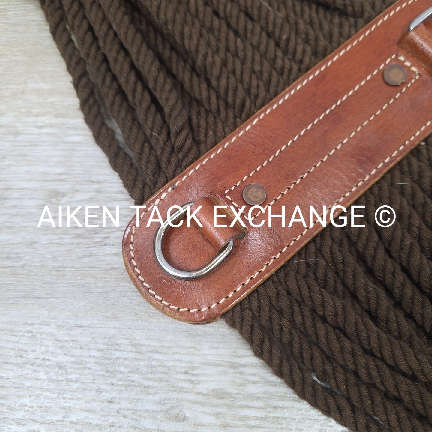 Showman Cotton Roper String Cinch, Brown, 34"