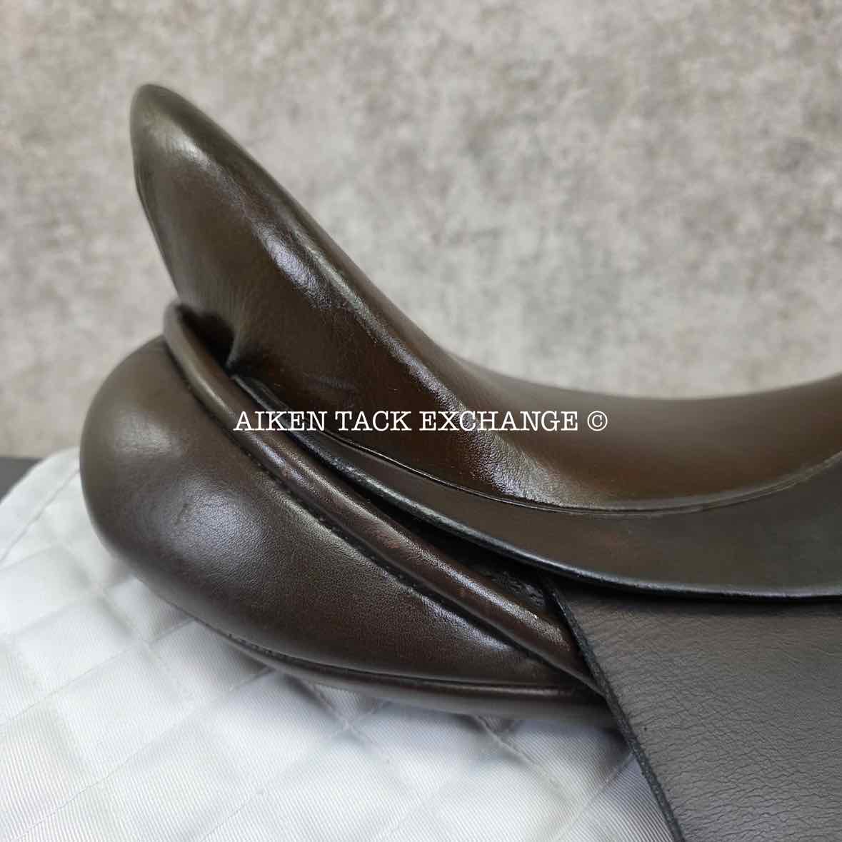 **SOLD** Centaur by Michael Stokes Dressage Saddle, 17.5" Seat, M/MW Tree, Wool Flocked Panels