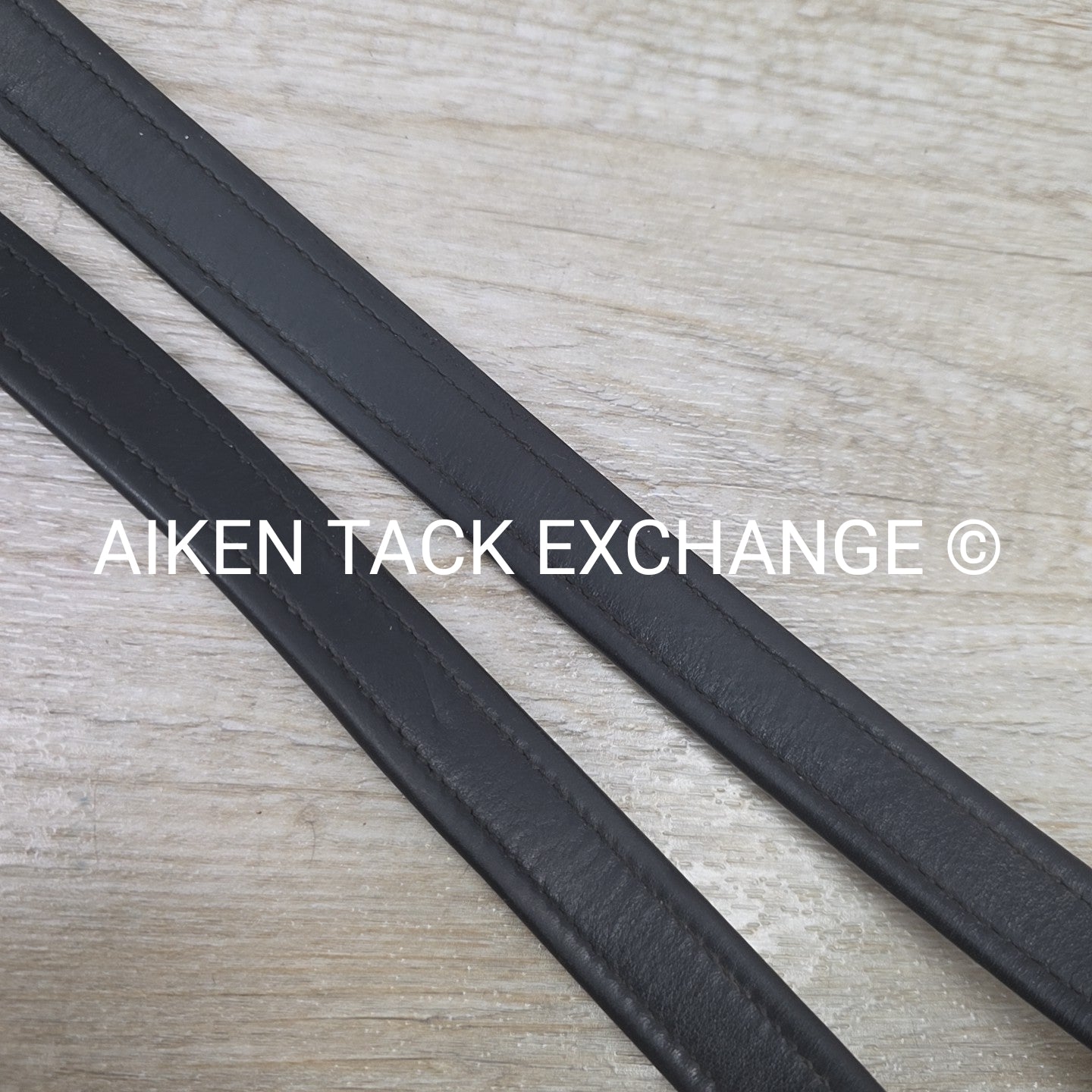 Prestige Nylon Lined Stirrup Leathers, Black, 160cm  / 63"