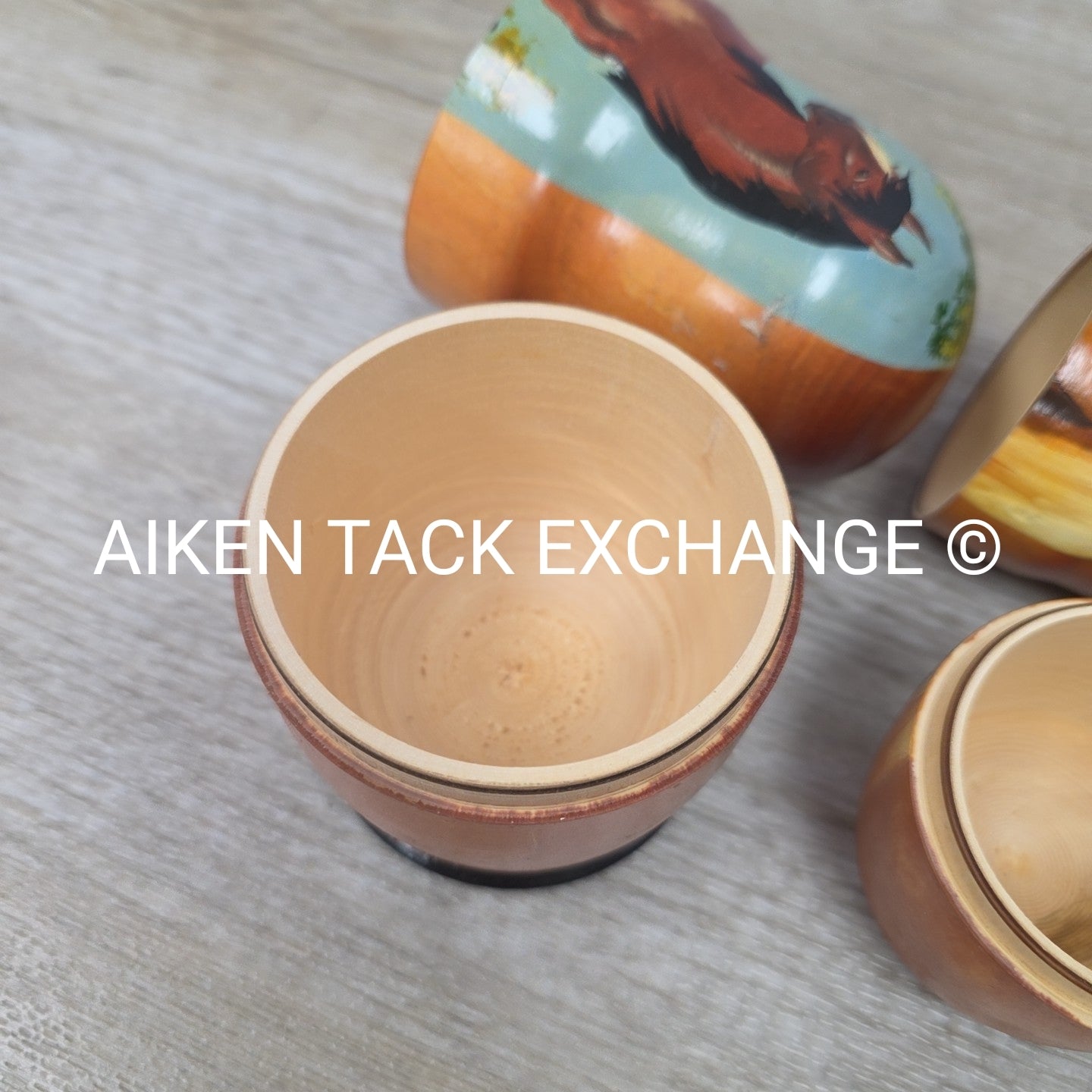 Matryoshka Nesting Dolls with Horse Design