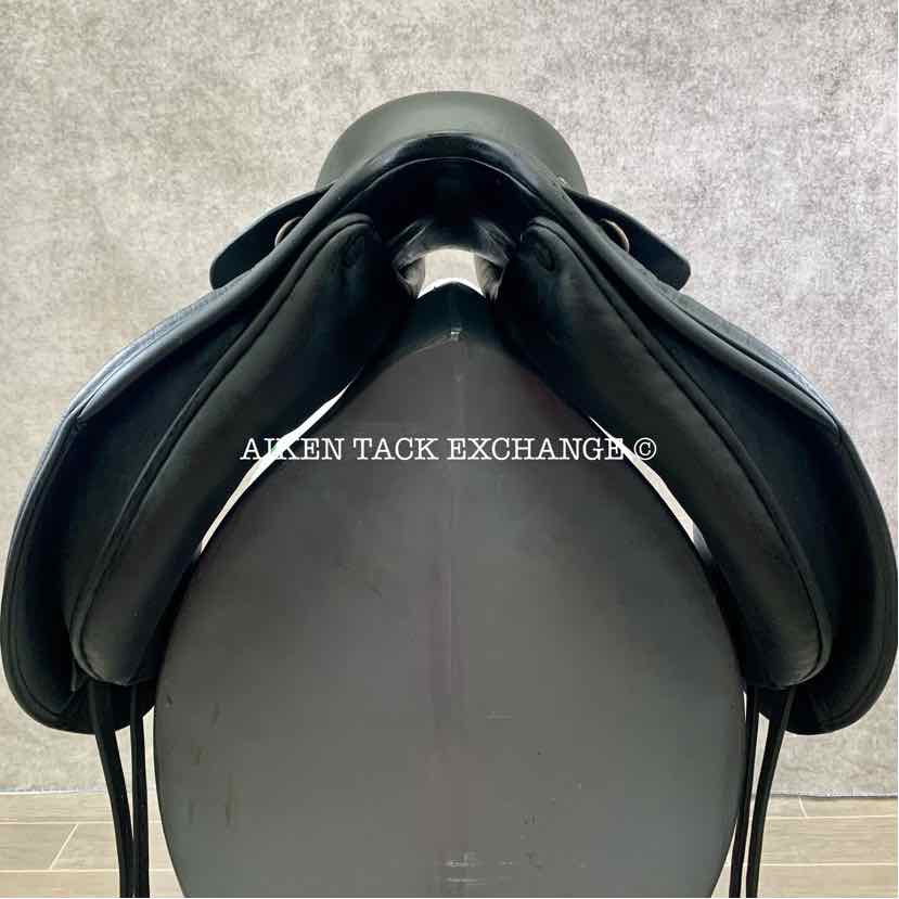 2003 Frank Baines Elegance Dressage Saddle, 17.5" Seat, Medium Tree, Wool Flocked Panels