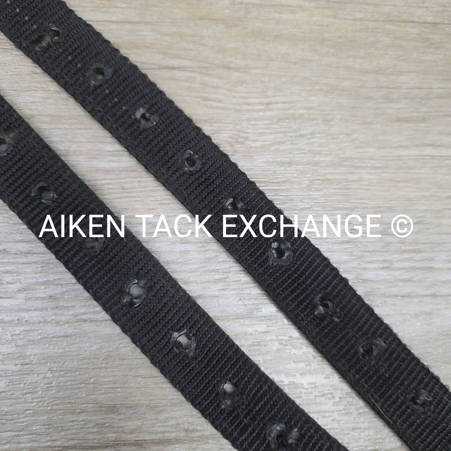 Nylon Stirrup Leathers, Black, 52"