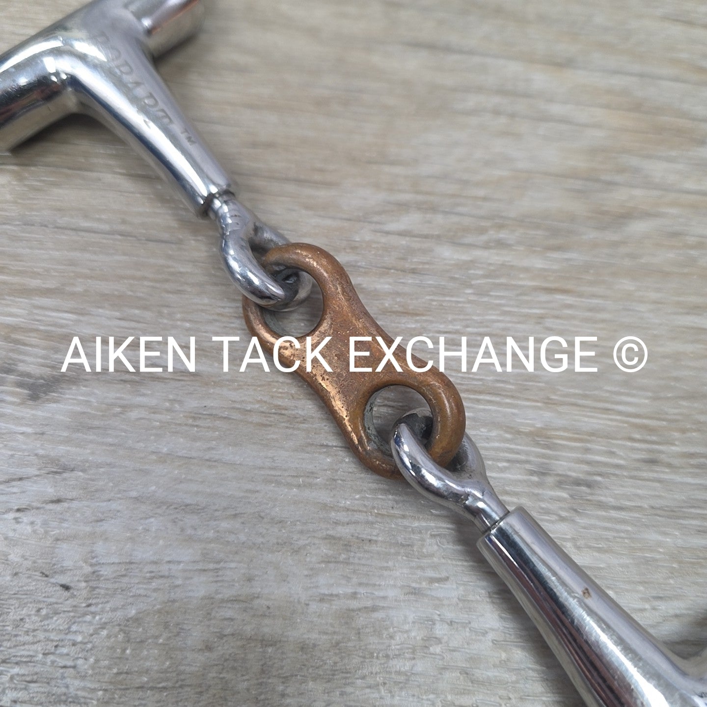 Robart Copper French Link Pinchless Large Loose Ring Bit 5"