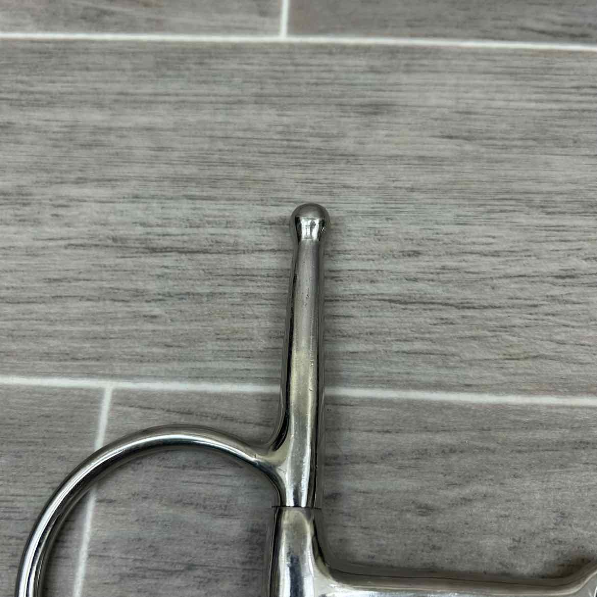 Smucker's Single Joint Large Ring Full Cheek Bit 5.5" (8" Cheeks)